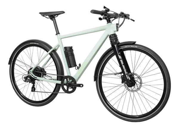 Bicicleta Elétrica Evibe Rush Marca Caloi Aro 700 Menta Tamanho M Motor 250w 36v Bateria De Lítio Removível Pedal Assist