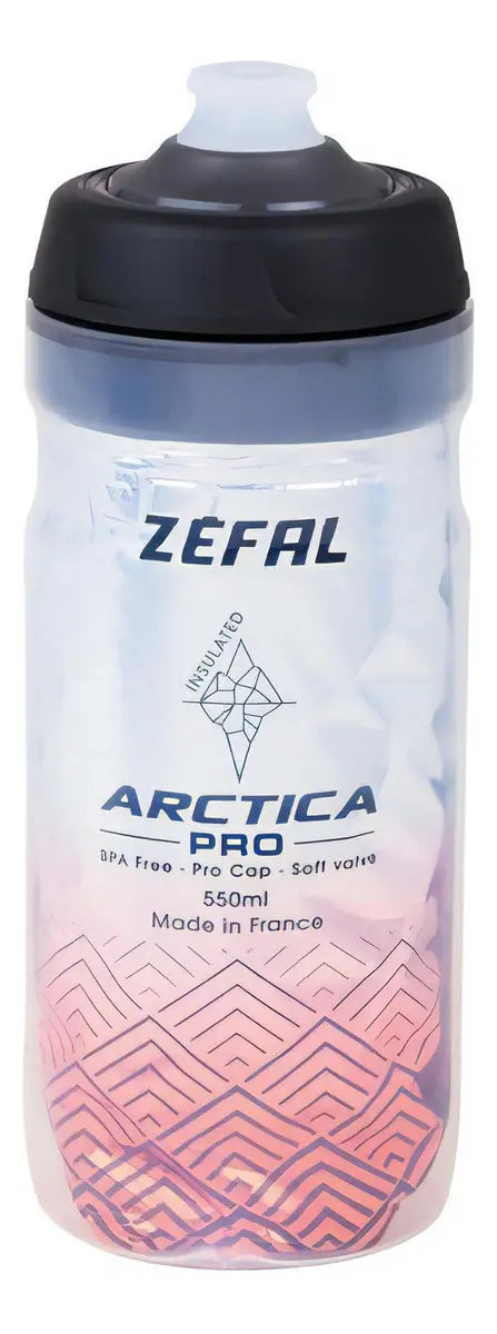 Garrafa Térmica Bike Zéfal  Mod Arctica 550 Ml Vermelha Pro Vermelho