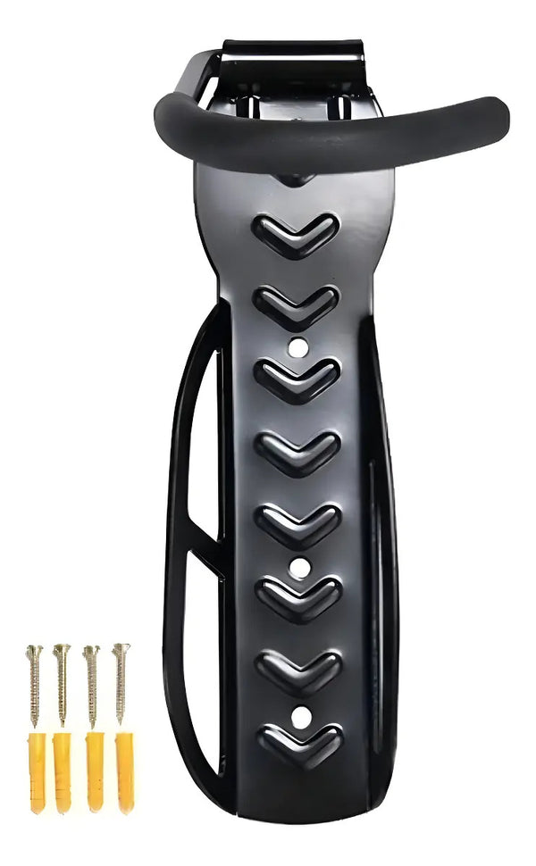 Suporte Vertical De Parede Para Bicicleta Absolute Cor Preto Preto