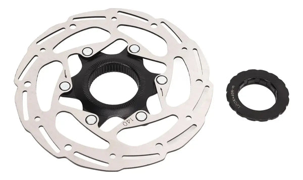 Disco De Freio 140mm Absolute Aço Inox Center Lock + Nf-e Prateado