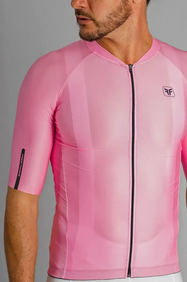 Camisa De Ciclismo Masculino Training Bloom Rosa Tamanho M Rosa M